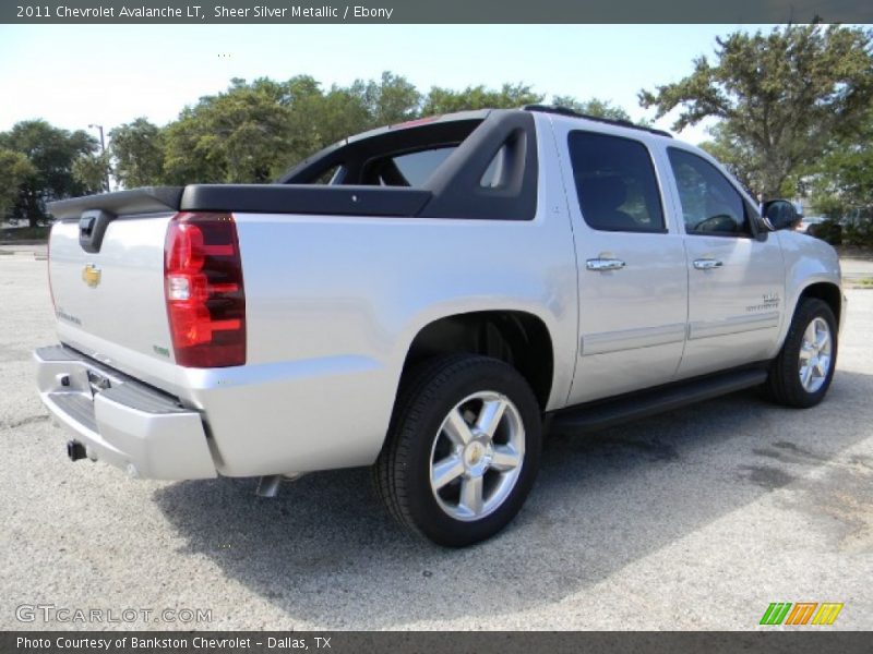 Sheer Silver Metallic / Ebony 2011 Chevrolet Avalanche LT