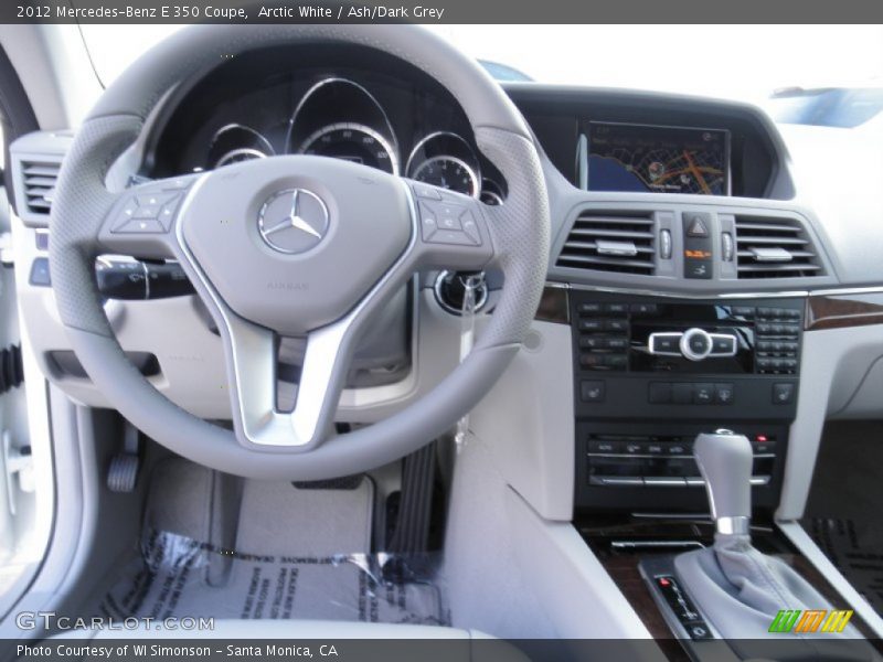 Arctic White / Ash/Dark Grey 2012 Mercedes-Benz E 350 Coupe