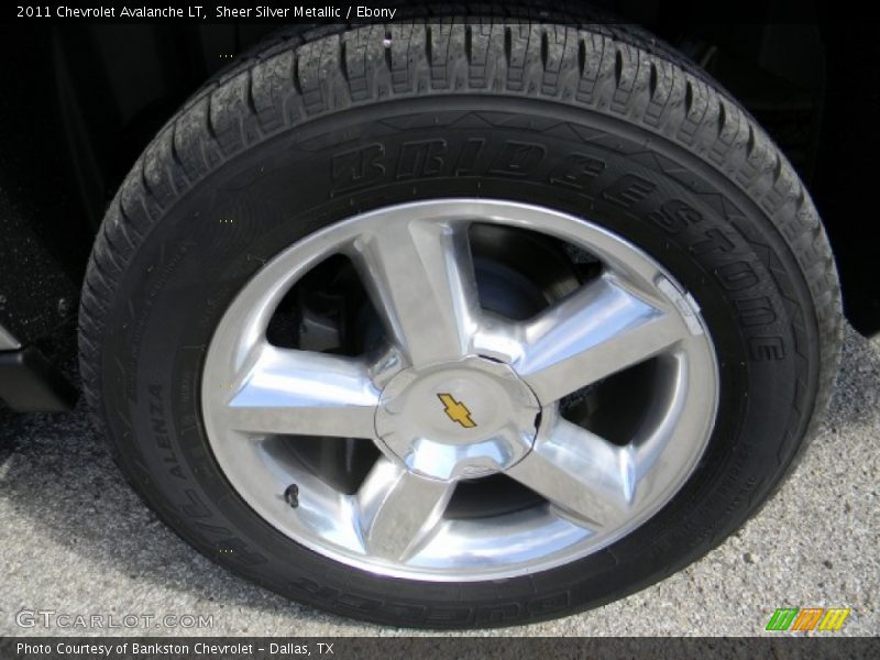 Sheer Silver Metallic / Ebony 2011 Chevrolet Avalanche LT