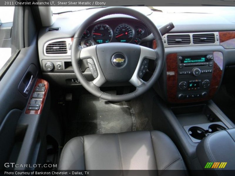 Sheer Silver Metallic / Ebony 2011 Chevrolet Avalanche LT