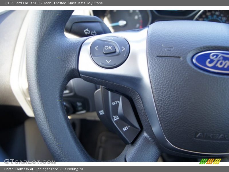 Frosted Glass Metallic / Stone 2012 Ford Focus SE 5-Door
