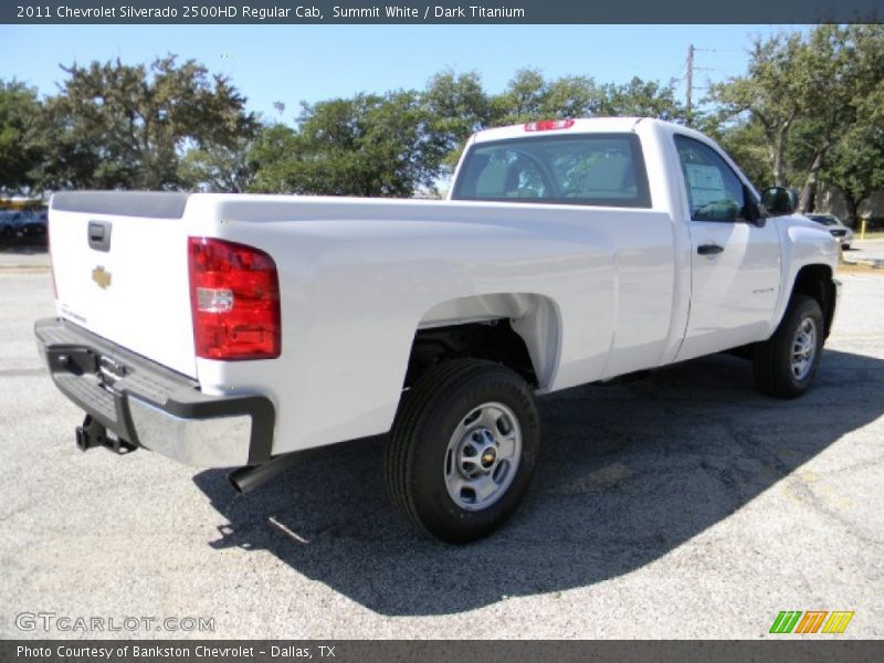 Summit White / Dark Titanium 2011 Chevrolet Silverado 2500HD Regular Cab