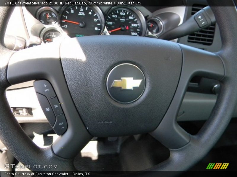 Summit White / Dark Titanium 2011 Chevrolet Silverado 2500HD Regular Cab