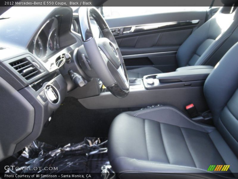 Black / Black 2012 Mercedes-Benz E 550 Coupe