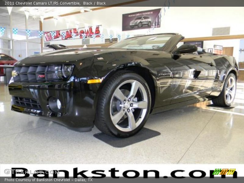 Black / Black 2011 Chevrolet Camaro LT/RS Convertible