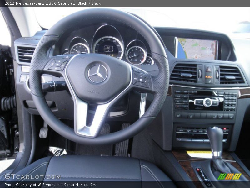 Black / Black 2012 Mercedes-Benz E 350 Cabriolet