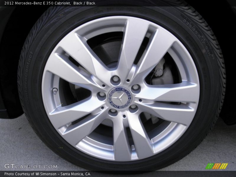 Black / Black 2012 Mercedes-Benz E 350 Cabriolet