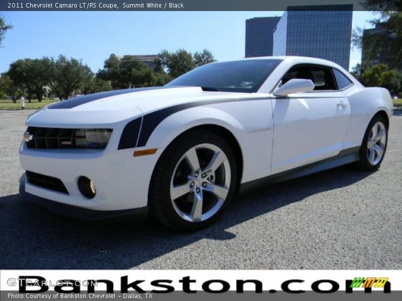 Summit White / Black 2011 Chevrolet Camaro LT/RS Coupe