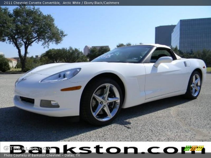 Arctic White / Ebony Black/Cashmere 2011 Chevrolet Corvette Convertible