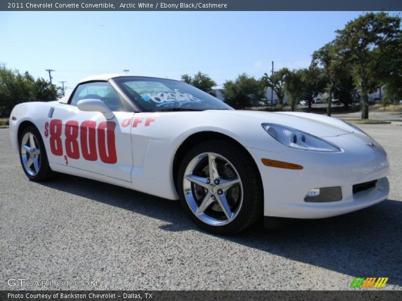 Front 3/4 View of 2011 Corvette Convertible