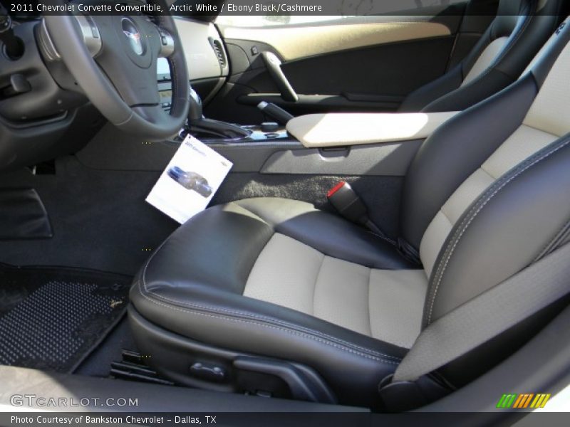  2011 Corvette Convertible Ebony Black/Cashmere Interior