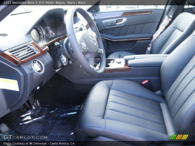 Black / Black 2012 Mercedes-Benz E 350 4Matic Wagon