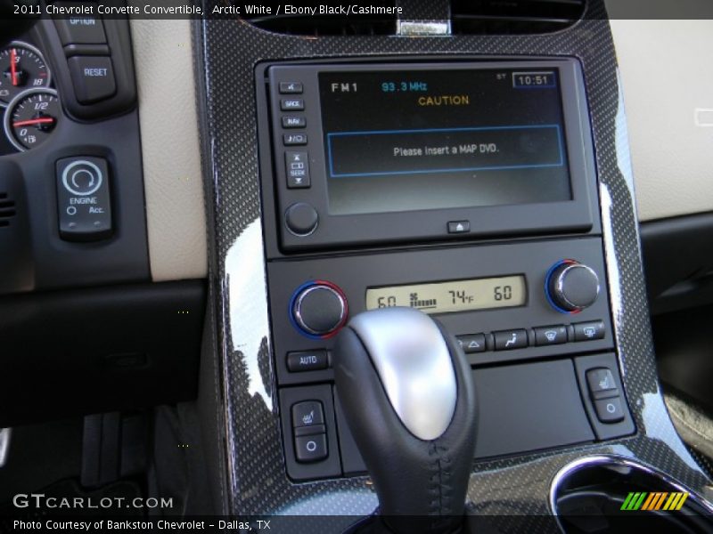 Arctic White / Ebony Black/Cashmere 2011 Chevrolet Corvette Convertible