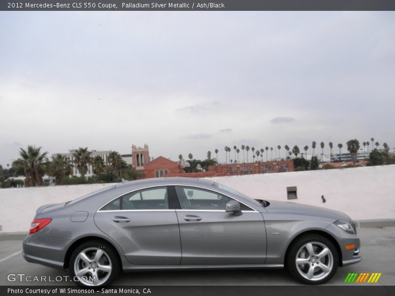 Palladium Silver Metallic / Ash/Black 2012 Mercedes-Benz CLS 550 Coupe