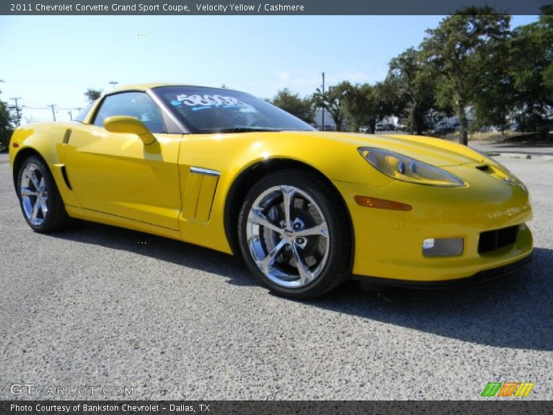 Front 3/4 View of 2011 Corvette Grand Sport Coupe