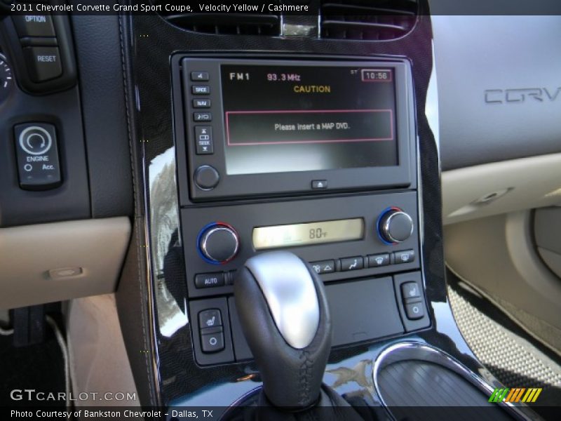 Controls of 2011 Corvette Grand Sport Coupe