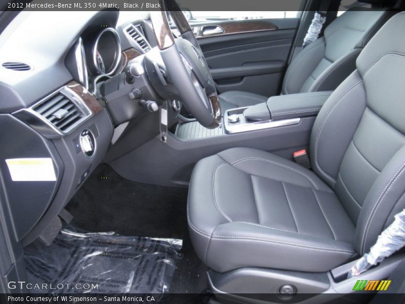 Black / Black 2012 Mercedes-Benz ML 350 4Matic