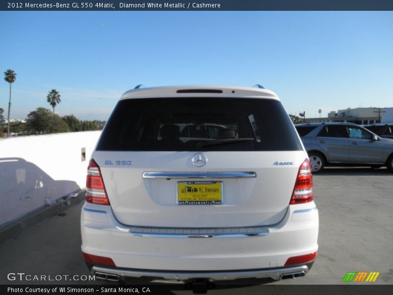 Diamond White Metallic / Cashmere 2012 Mercedes-Benz GL 550 4Matic