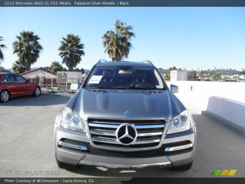 Paladium Silver Metallic / Black 2012 Mercedes-Benz GL 550 4Matic