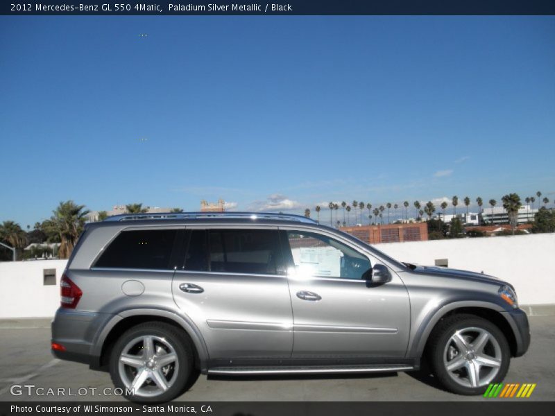 Paladium Silver Metallic / Black 2012 Mercedes-Benz GL 550 4Matic