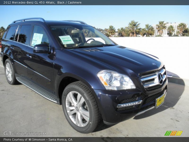 Black / Cashmere 2012 Mercedes-Benz GL 450 4Matic
