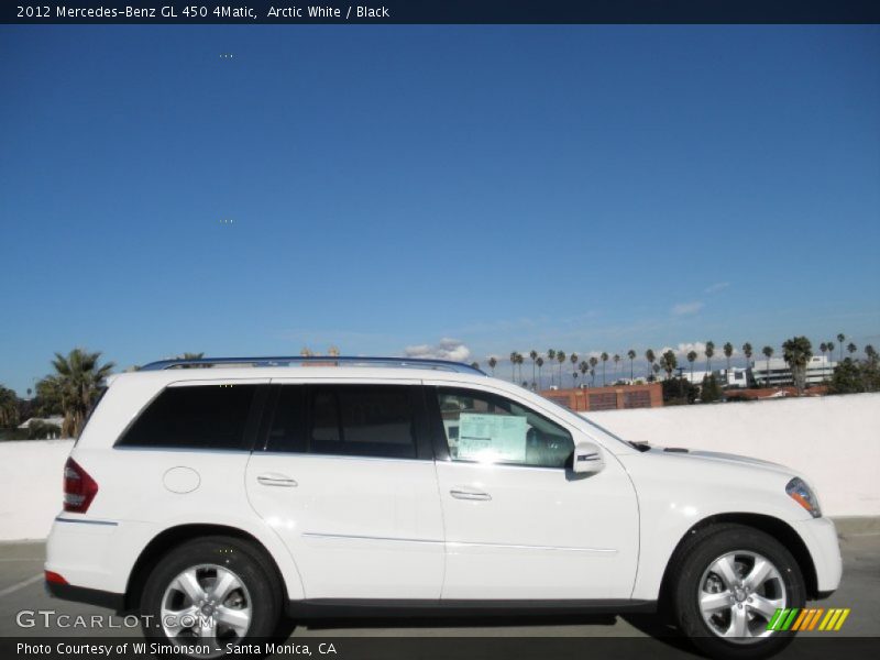 Arctic White / Black 2012 Mercedes-Benz GL 450 4Matic