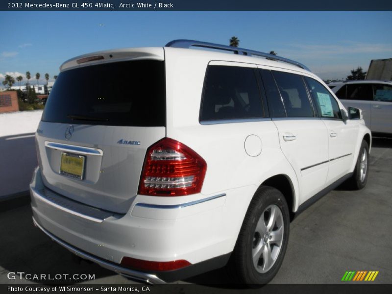 Arctic White / Black 2012 Mercedes-Benz GL 450 4Matic