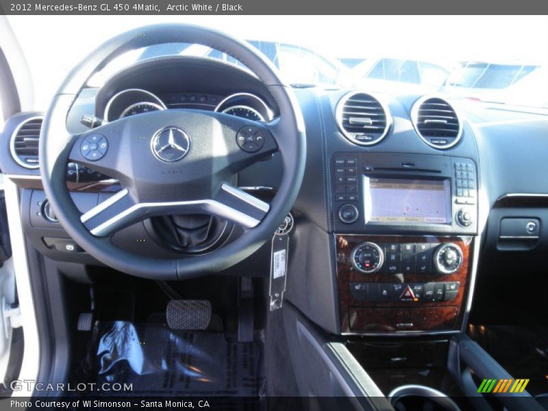 Arctic White / Black 2012 Mercedes-Benz GL 450 4Matic