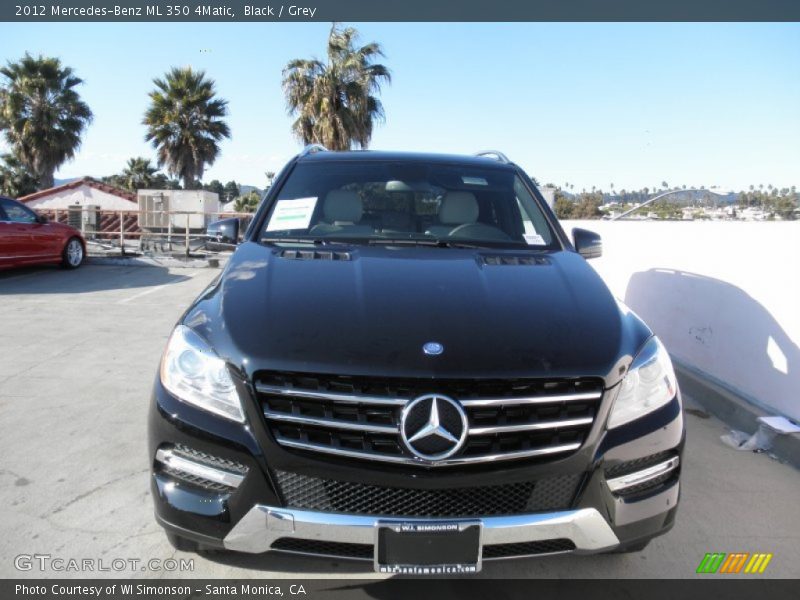 Black / Grey 2012 Mercedes-Benz ML 350 4Matic