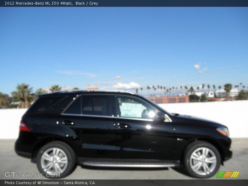 Black / Grey 2012 Mercedes-Benz ML 350 4Matic