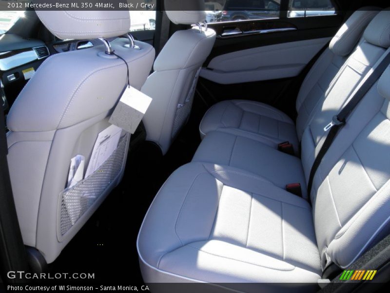 Black / Grey 2012 Mercedes-Benz ML 350 4Matic