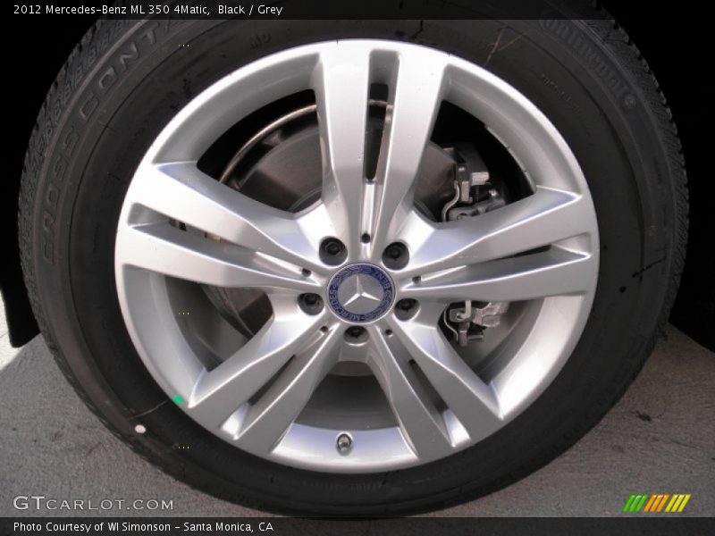 Black / Grey 2012 Mercedes-Benz ML 350 4Matic