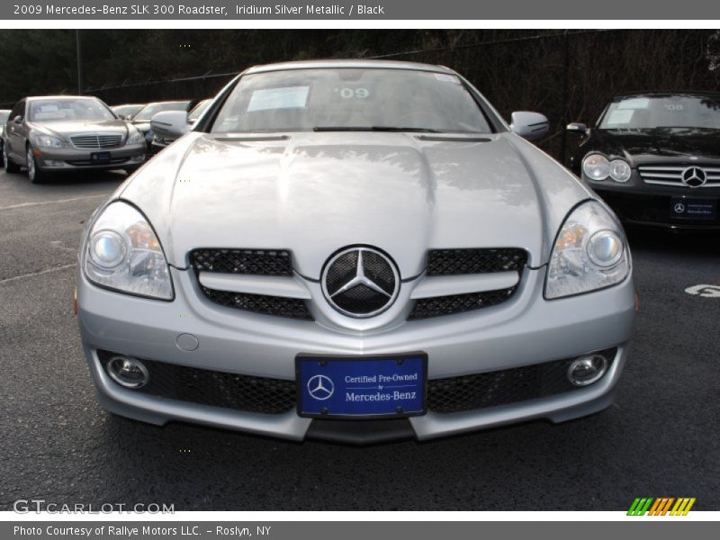 Iridium Silver Metallic / Black 2009 Mercedes-Benz SLK 300 Roadster