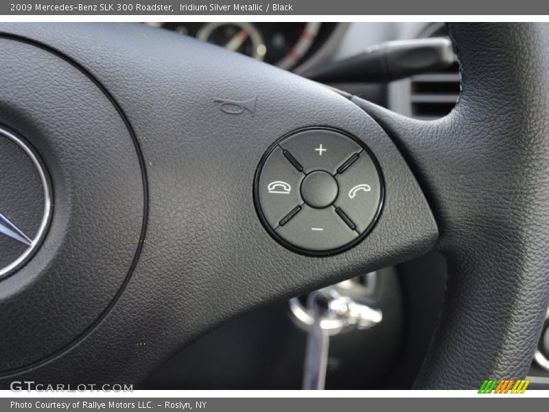 Iridium Silver Metallic / Black 2009 Mercedes-Benz SLK 300 Roadster