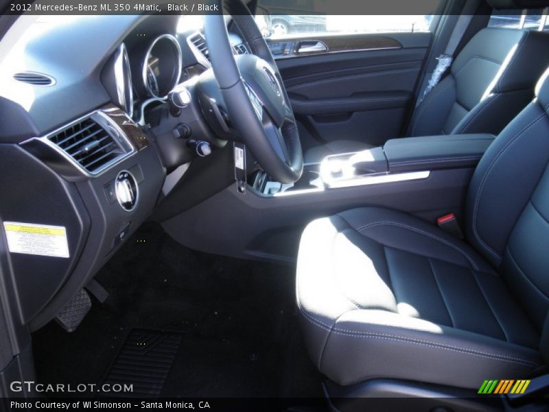 Black / Black 2012 Mercedes-Benz ML 350 4Matic