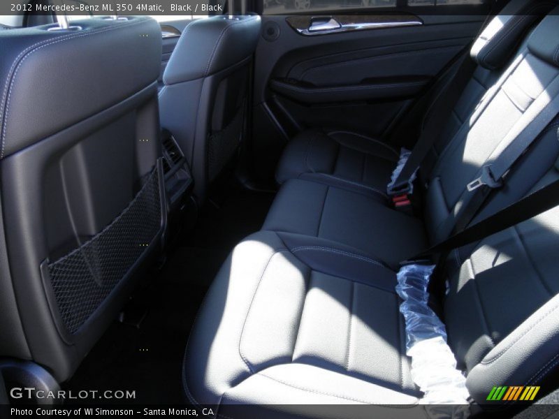 Black / Black 2012 Mercedes-Benz ML 350 4Matic