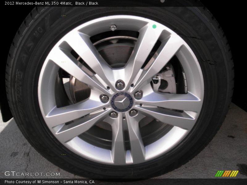 Black / Black 2012 Mercedes-Benz ML 350 4Matic