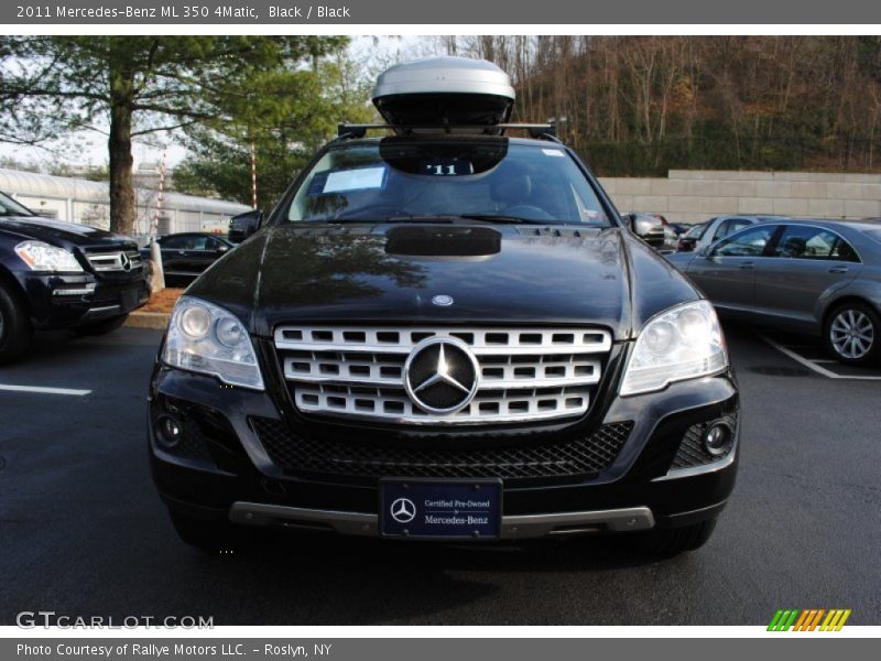 Black / Black 2011 Mercedes-Benz ML 350 4Matic