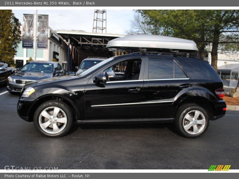 Black / Black 2011 Mercedes-Benz ML 350 4Matic