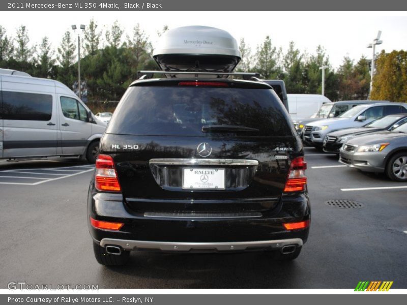 Black / Black 2011 Mercedes-Benz ML 350 4Matic