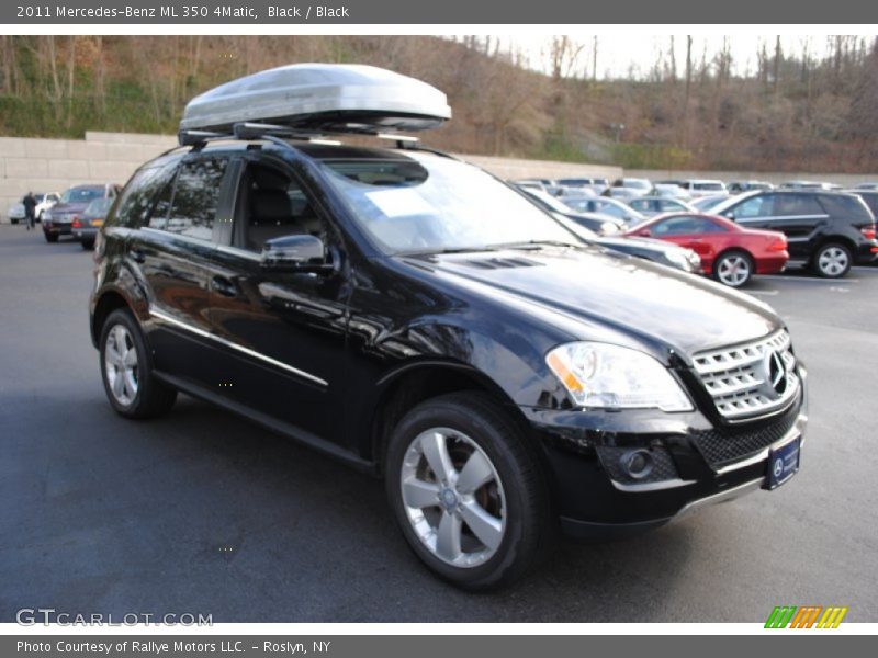 Black / Black 2011 Mercedes-Benz ML 350 4Matic