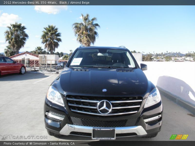 Black / Almond Beige 2012 Mercedes-Benz ML 350 4Matic