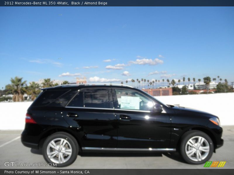 Black / Almond Beige 2012 Mercedes-Benz ML 350 4Matic