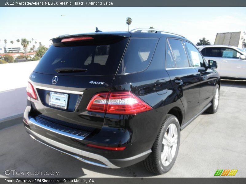 Black / Almond Beige 2012 Mercedes-Benz ML 350 4Matic