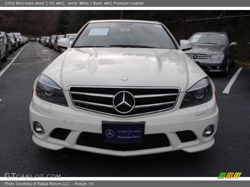 Arctic White / Black AMG Premium Leather 2009 Mercedes-Benz C 63 AMG
