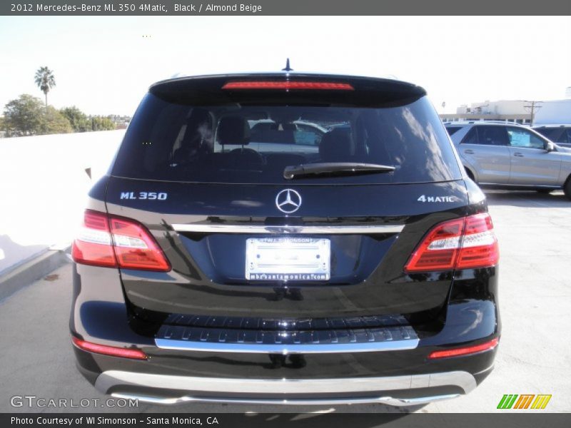 Black / Almond Beige 2012 Mercedes-Benz ML 350 4Matic