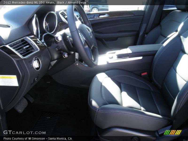 Black / Almond Beige 2012 Mercedes-Benz ML 350 4Matic
