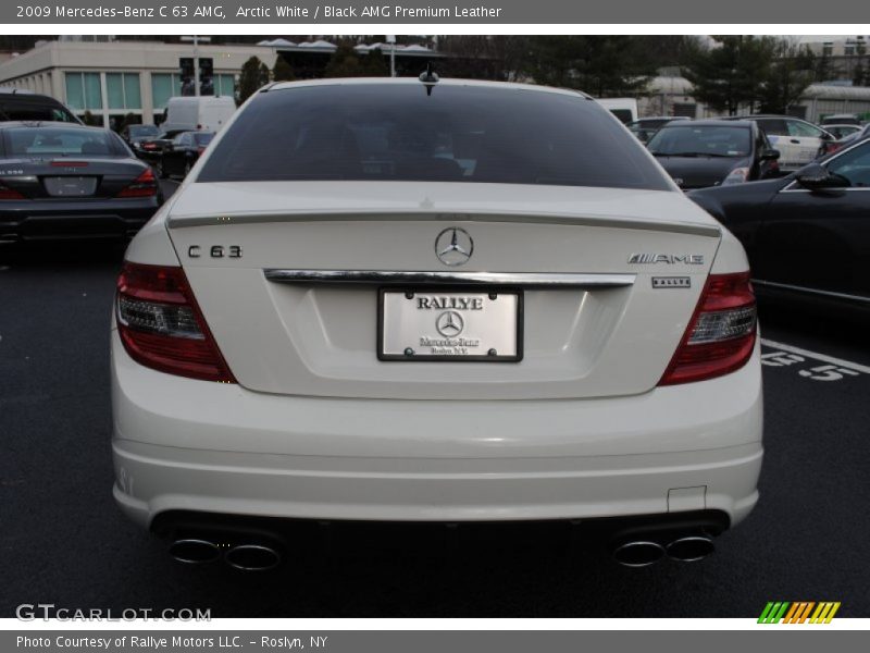 Arctic White / Black AMG Premium Leather 2009 Mercedes-Benz C 63 AMG