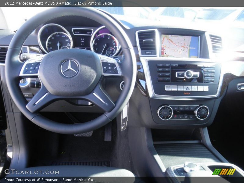 Black / Almond Beige 2012 Mercedes-Benz ML 350 4Matic