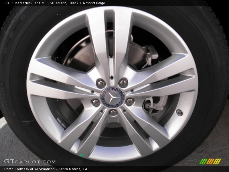 Black / Almond Beige 2012 Mercedes-Benz ML 350 4Matic